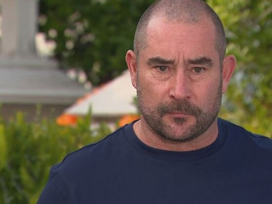 Mark Jones, the grieving father of Bianca Jones, speaks out. Picture: Nine News