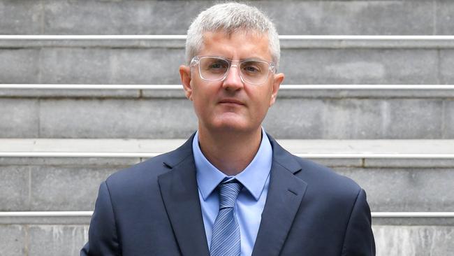 Vaughan Rogers outside Wollongong Court on November 16. Picture: Simon Bullard