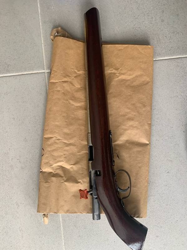 Firearms seized by Strike Force Pedvin, established to investigate a feud between criminal groups which saw the shooting of Scott Papworth at Aberglasslyn