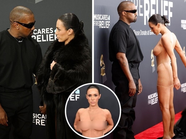 Kanye West and his wife Bianca Censori’s exchange during their scandalous appearance on the 67th Grammy Awards red carpet has been decoded by a professional lip reader.