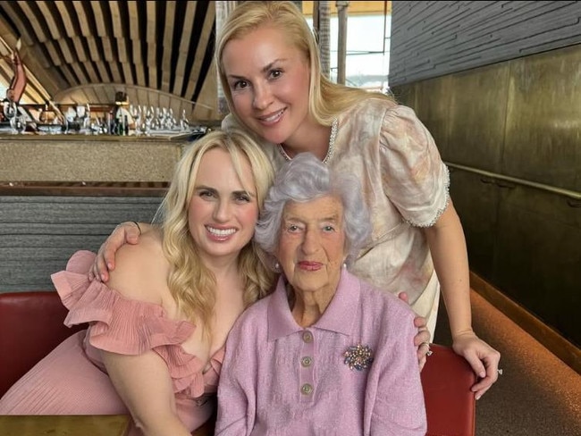 Rebel Wilson's beloved grandmother attended the ceremony. Picture: Instagram