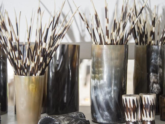 Africanologie has some unique, if prickly, homewares. Picture: Troy Snook)