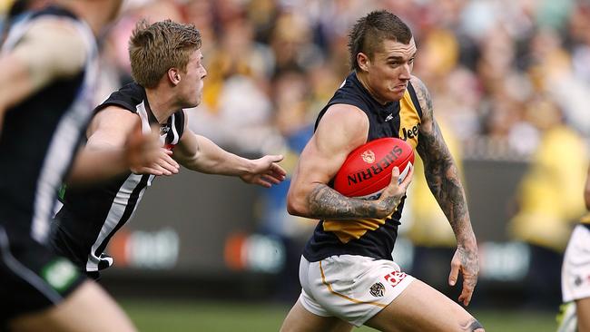 Collingwood v Richmond Dustin Martin Picture:Wayne Ludbey