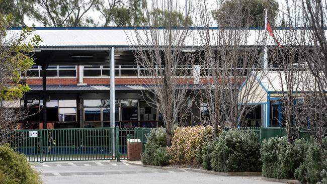 Glenelg Primary School where a man allegedly attempted to abduct a student. Picture: NCA NewsWire / Brenton Edwards