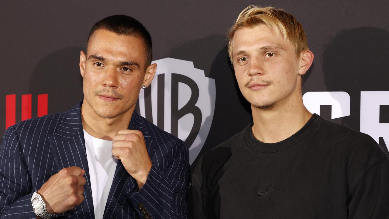 Tim and Nikita Tszyu took sibling rivalry to a whole different level. Picture: Jonathan Ng