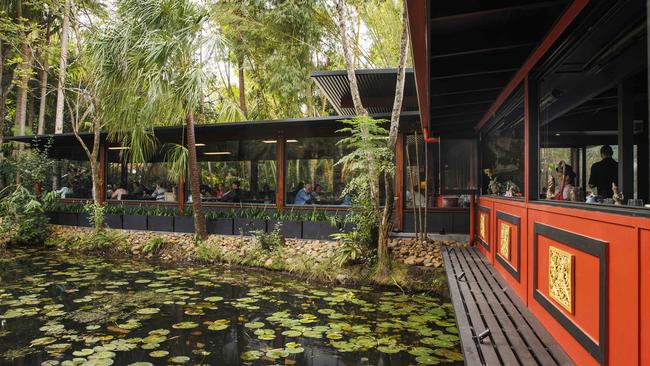 Spirit House restaurant is located in rainforest at Yandina on the Sunshine Coast. Picture: Lachie Millard