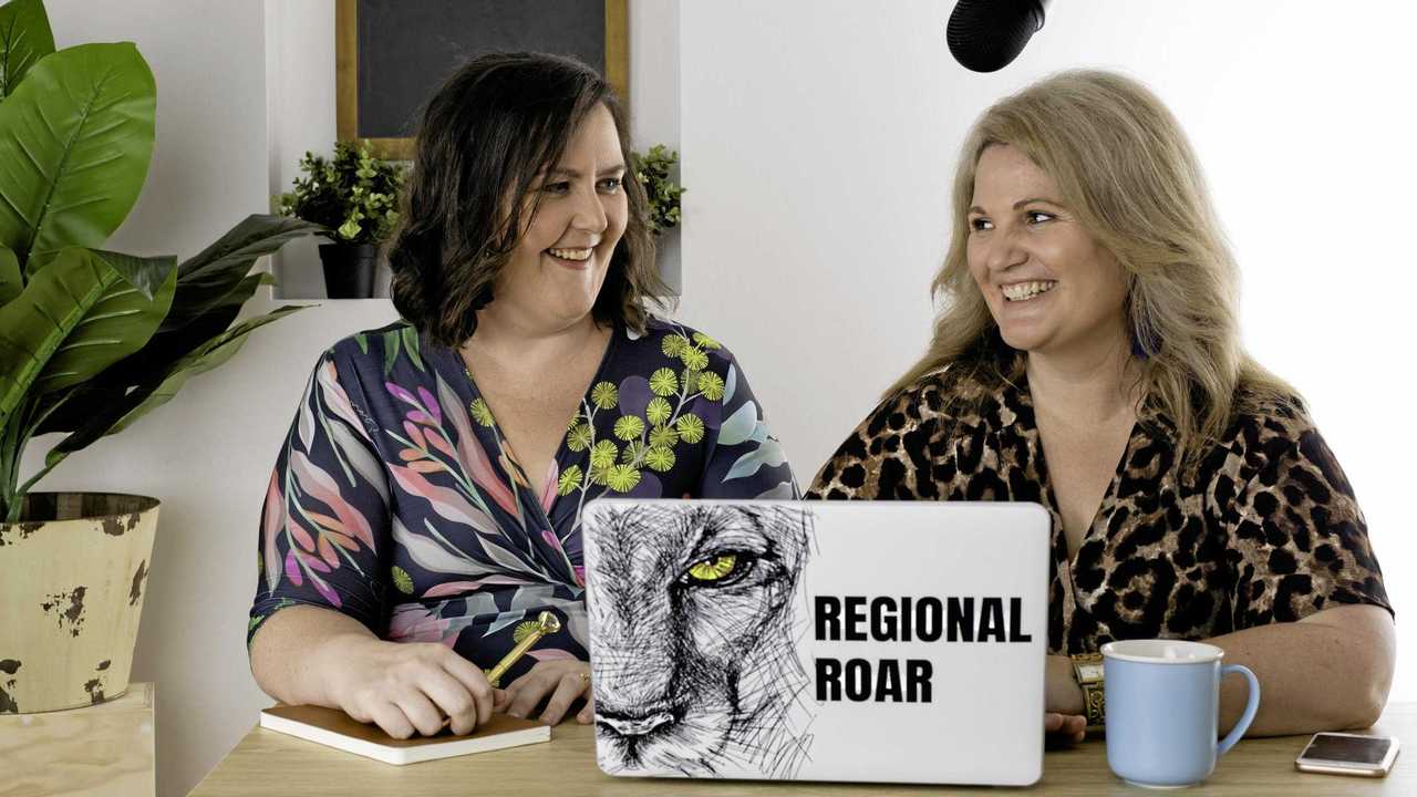 TUNE IN: Cath Fowler and Melissa Dickfos are the friendly faces behind the new podcast Regional Roar. Picture: Renee Shea