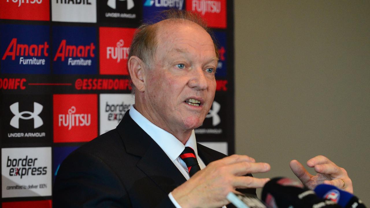 Essendon president has found himself on WTF’s naughty list this year. Picture: NCA NewsWire / Nicki Connolly