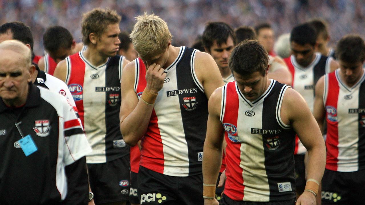 Nick Riewoldt has opened up on the pain of the 2009 Grand Final.