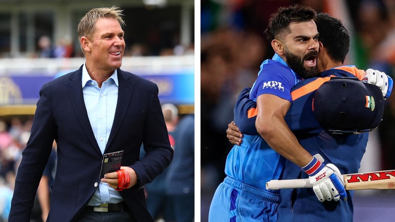 Shane Warne and Virat Kohli.