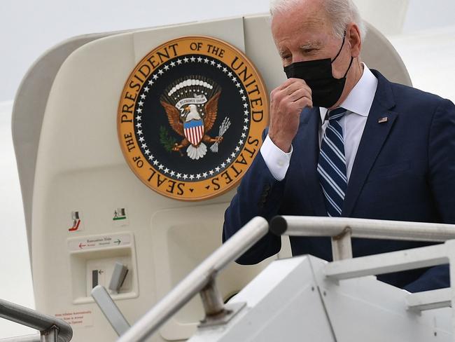 Joe Biden has tested positive for the coronavirus. Picture: AFP