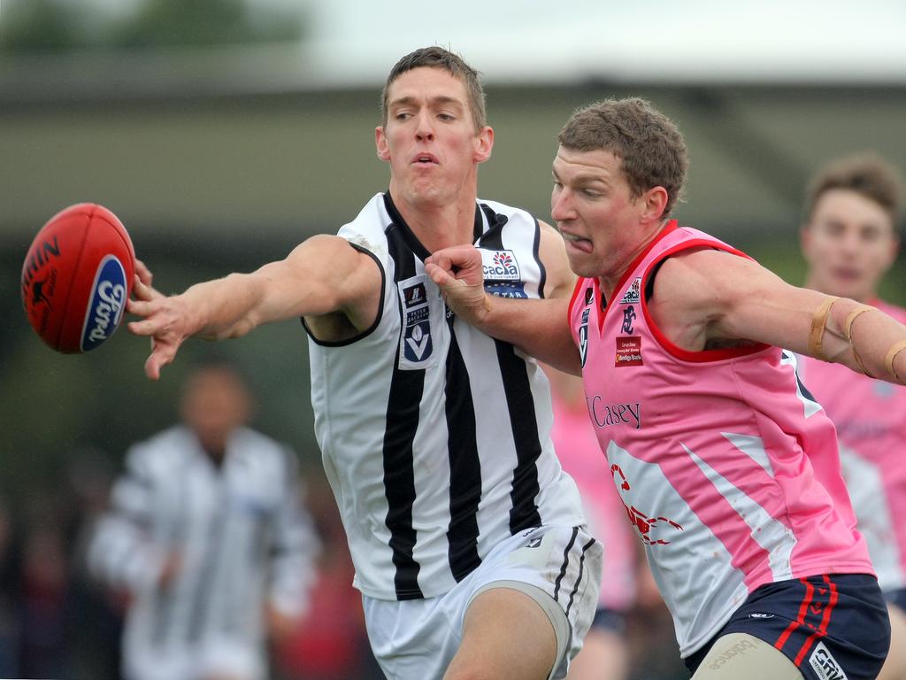 Collingwood's Shae McNamara playing in the VFL.