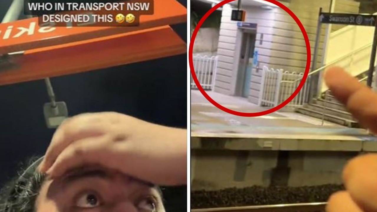 A Sydney man has blasted an Aussie train station. Picture: TikTok@pnuks