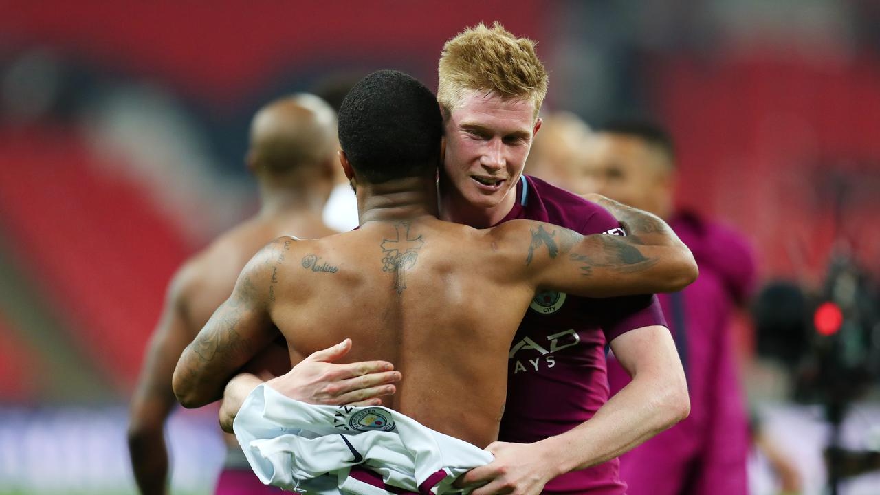 LONDON, ENGLAND - APRIL 14: Raheem Sterling of Manchester City