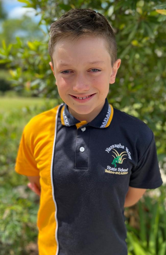 Flynn Wagner, Narangba Valley State School Captain, Picture: Contributed