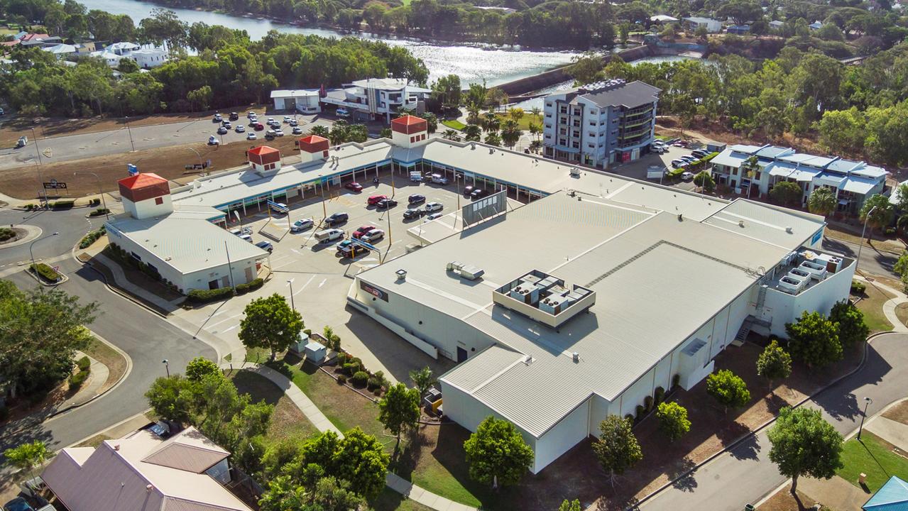 An aerial view of the Riverview Marketplace shopping centre in Douglas.