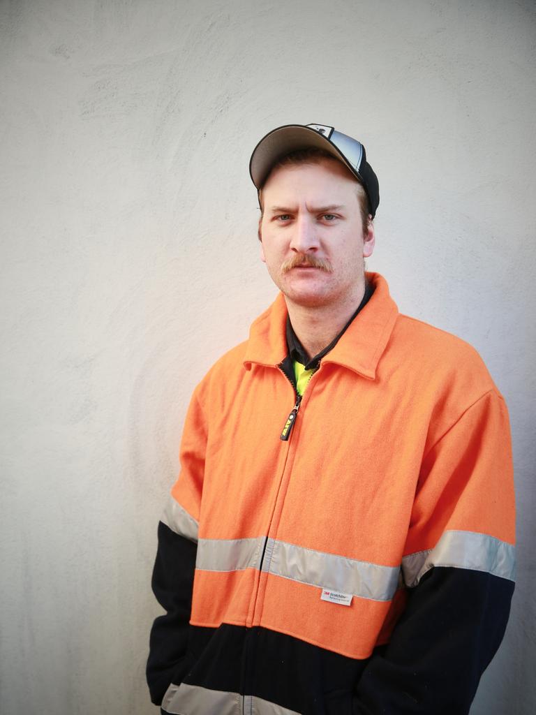 Mine worker Billy Cramp says young people are now likely going to leave Blayney. Picture: Graham Schumann