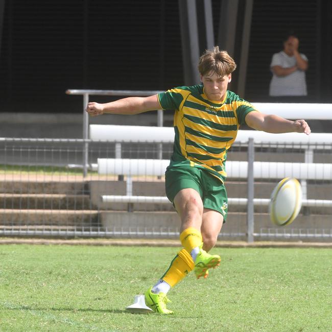 QLD Rugby Union State Championships (17-18 years boys) at the Townsville Sports Precinct. Friday May 23. Sunshine Coast against Metro West. Picture: Evan Morgan