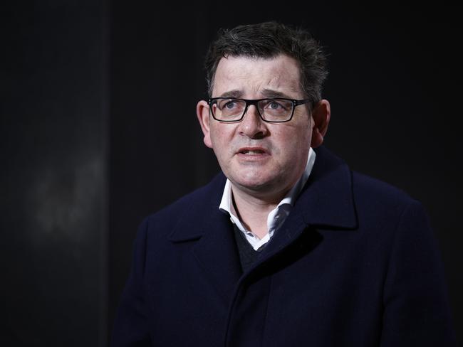 Victorian Premier Daniel Andrews said it was appropriate for NSW to label its Covid-19 outbreak a “national emergency” Picture: NCA NewsWire / Daniel Pockett