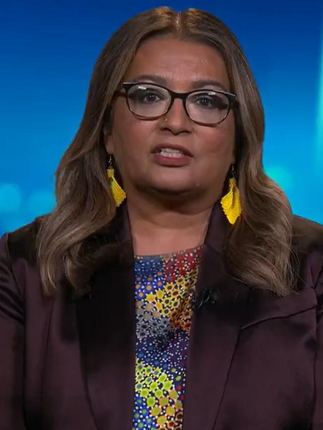Greens deputy leader Mehreen Faruqi appeared on The Project on Thursday.