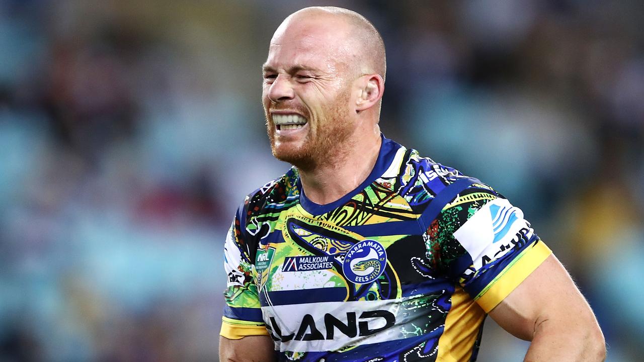 Beau Scott of the Eels has retired. (Photo by Mark Kolbe/Getty Images)