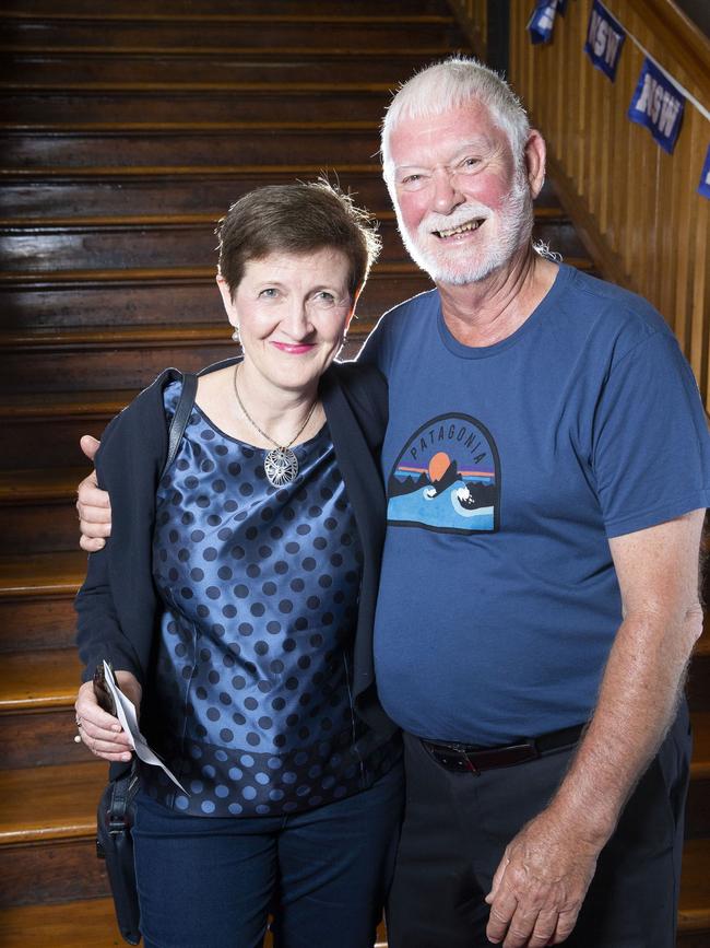 State of Origin: The Musical! Premiere, Princess Theatre Woolloongabba. Judith Given and Brian Laver. 30.11.2019 - Picture: Renae Droop/RDW Photography