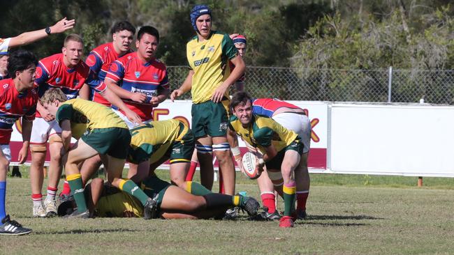 Surfers Paradise Dolphins Vs Bond pirates under 18s division. Picture Mike Batterham