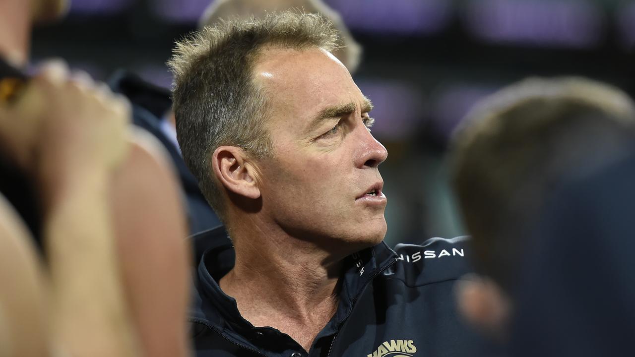 Alastair Clarkson believes he’s the main to forge the Hawks’ next premiership team. Picture: Albert Perez/AFL Photos/via Getty Images