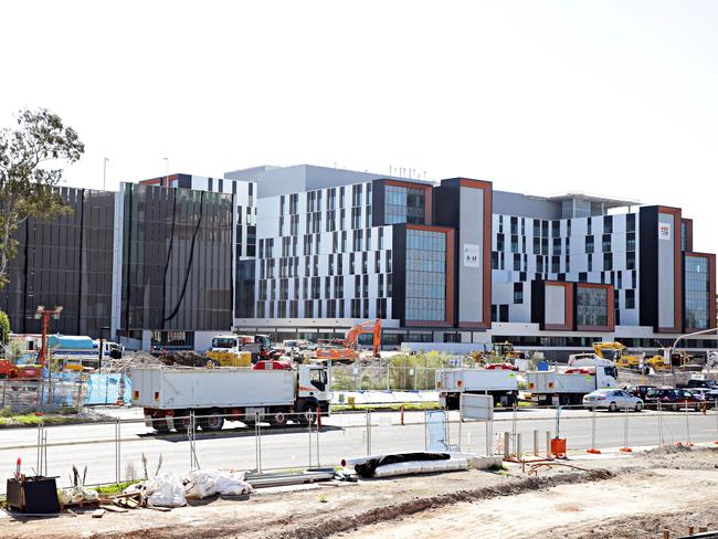 The near-complete Northern Beaches Hospital in Frenchs Forest. Picture: Adam Yip.