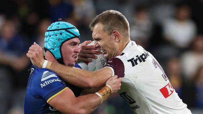 Tom Trbojevic failed to make much impact for the Sea Eagles. (Photo by Cameron Spencer/Getty Images)