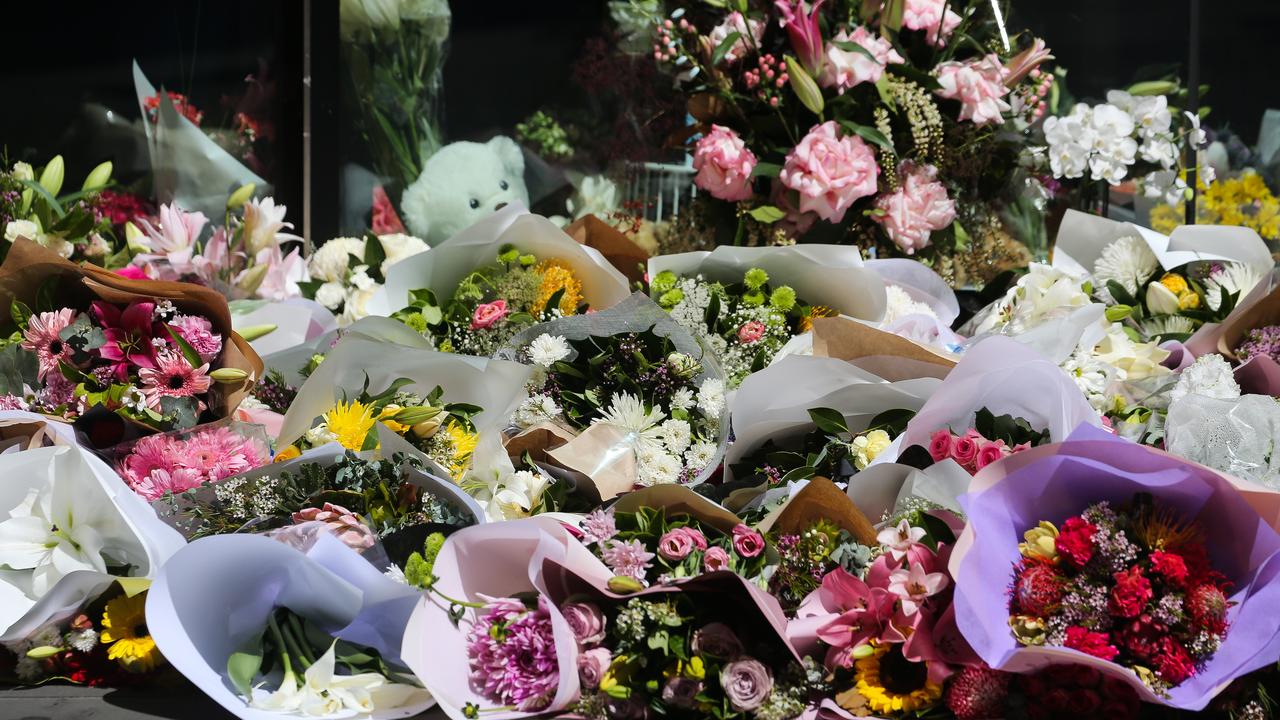 The community has paid their respects to Ms James by laying flowers outside the St Andrew’s school. Photo by: NCA NewsWire /Gaye Gerard