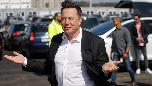 tesla founder Elon Musk can send cryptocurrencies soaring or diving with a comment. Picture: AFP