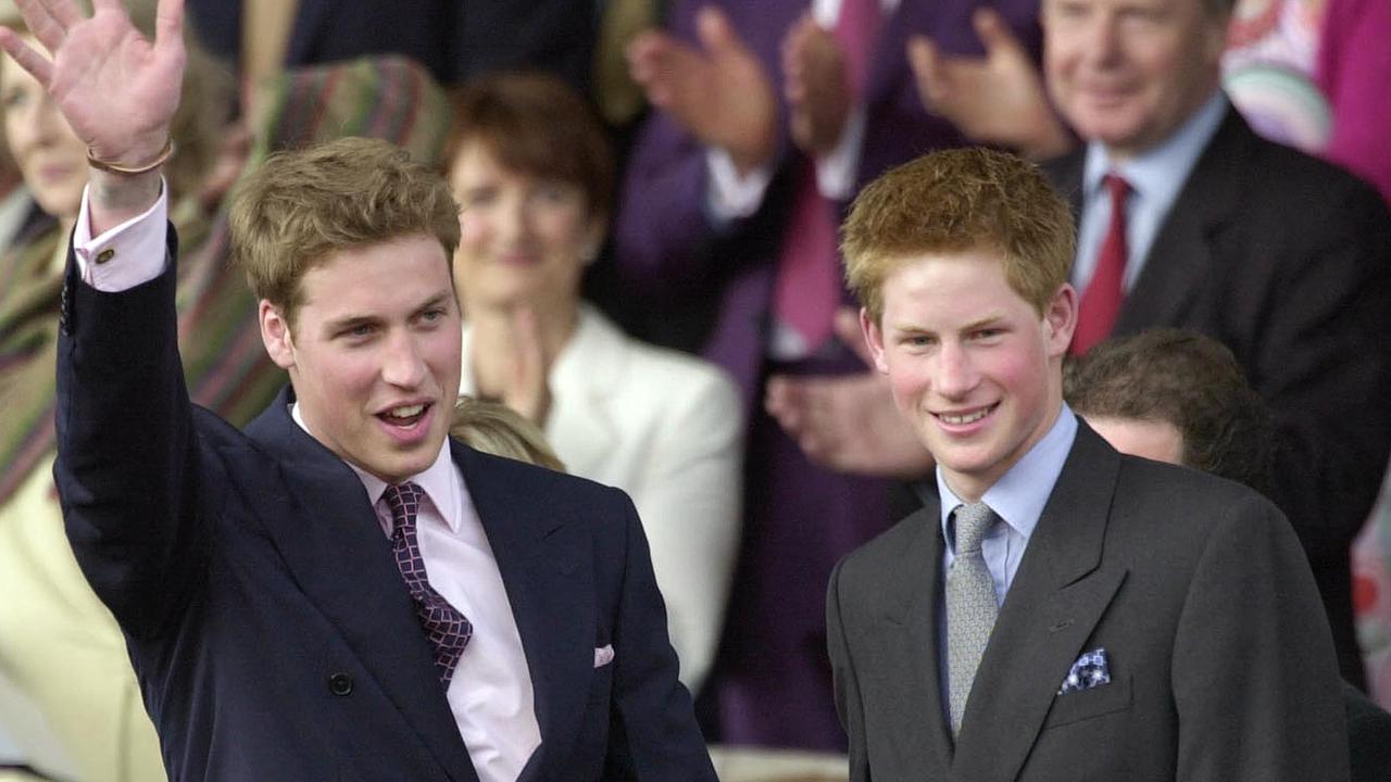 Arriving at the second concert to commemorate the Golden Jubilee of their grandmother on June 3, 2002. Picture: Stefan Rousseau/Pool/AFP