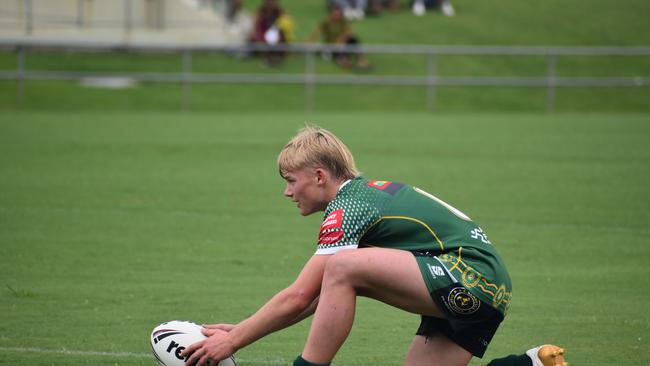 Stuart shaping it up. Meninga Cup game between the Ipswich Jets and Wide Bay Bulls. Saturday March 11, 2023. Picture, Nick Tucker.