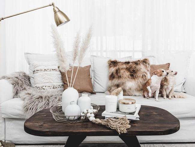 Ashlee has made styling into an art form, creating beautiful spaces around her home.
