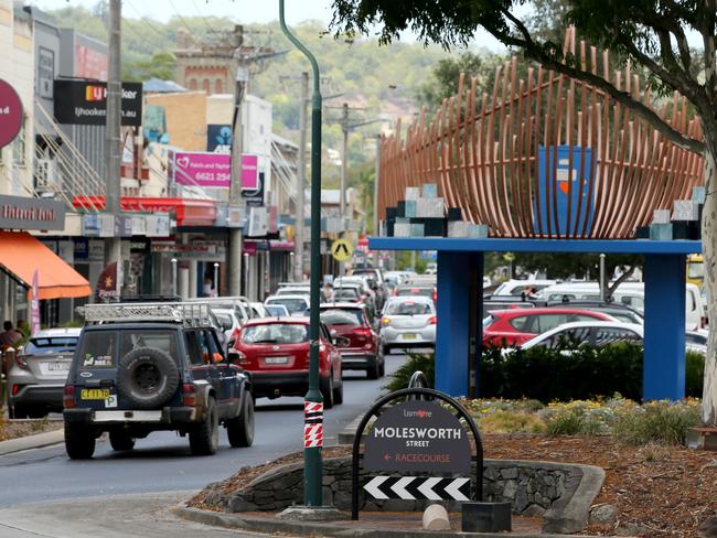 WARNING EMBARGOED DAILY TELEGRAPH. 2019 Federal Election Page Electorate snapshot. Lismore CBD.  Pic Nathan Edwards.