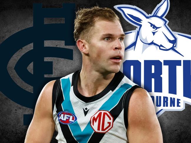 Carlton and North Melbourne are in a battle to land Dan Houston.