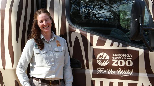 Emma Fairbank, Taronga Western Plains Zoo tour guide. Picture: Taronga Western Plains Zoo