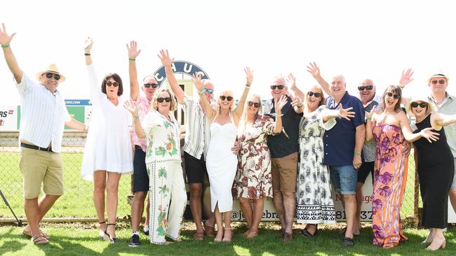 Racegoers at Moama Bowling Club Echuca Cup. Picture: David Smith