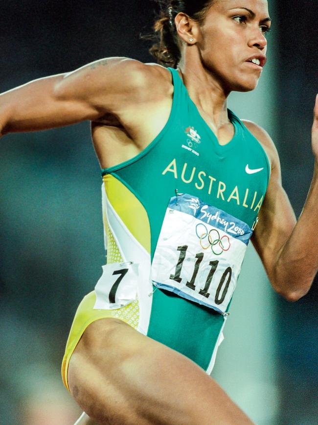 Cathy Freeman at the Sydney 2000 Olympics.