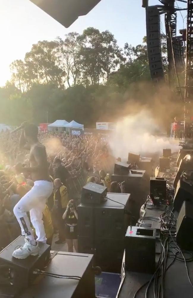 Steven Papas posted shots showing scenes from backstage at the Melbourne leg of the event. Picture: Steven Papas/Instagram