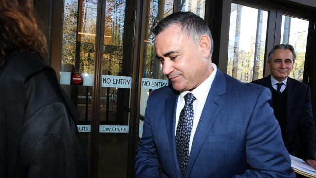 John Barilaro will face court for a three-day hearing in 2023 over alleged assault charges. Picture: Gaye Gerard