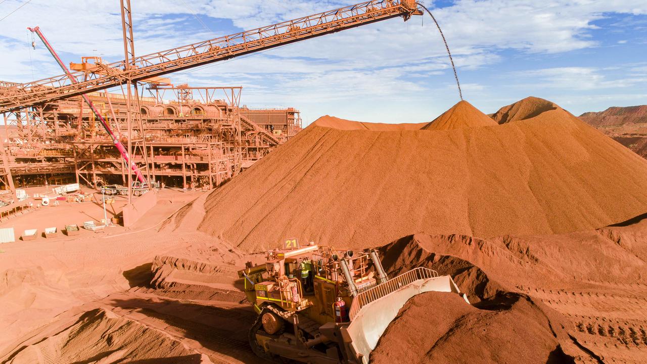 Iron ore giant Fortescue climbed 3.49 per cent throughout trading on Monday. Picture: Supplied