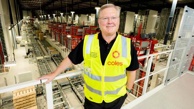 Coles chief executive Steven Cain. Picture: Richard Walker