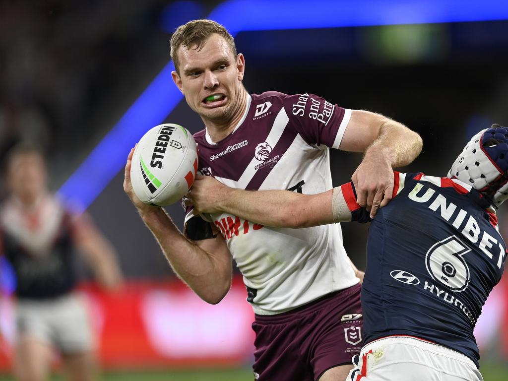 Tom Trbojevic headlines the talented selection of fullback options at Manly. Picture: NRL Photos