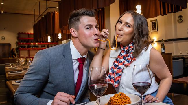 Fugazzi head chef and co-owner, Max Sharrad with his wife and co-owner, Laura. Picture: Tom Huntley