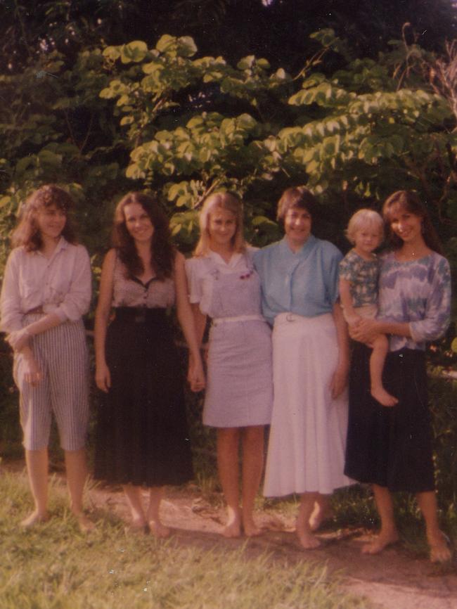 Last Christmas with Anne-Marie 1987. Anne-Marie, Rita, Eileen, Mum, Theresa (child Daniel) Culleton. Picture: Culleton family album