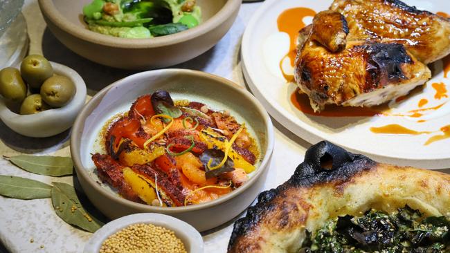 Some of the menu selection at Nour. Picture: Jenifer Jagielski