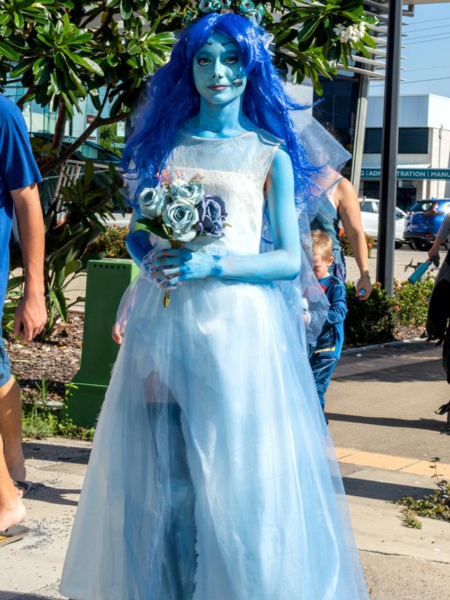 Paige Tonga from Eton at Mackay Charity Zombie Walk. Saturday, October 30, 2021. Picture: Michaela Harlow
