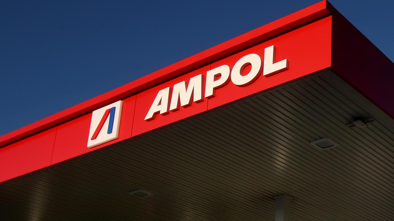 Ampol service station. Picture: Toby Zerna